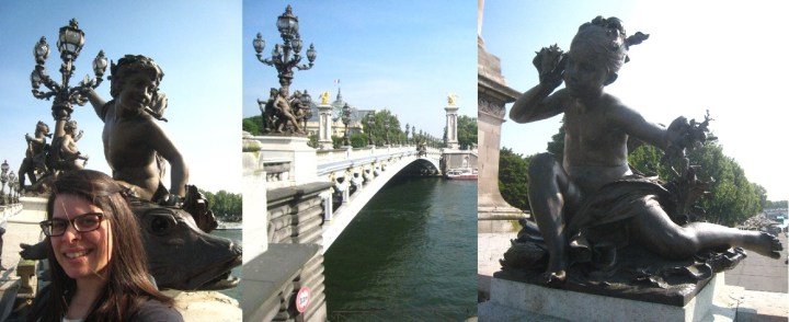 Chillin' with a cherub // The Pont Alexander // "I can hear the ocean!"