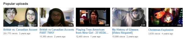 Look, I'm "popular" on YouTube!